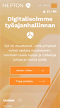 Mobile Screenshot of nepton.fi